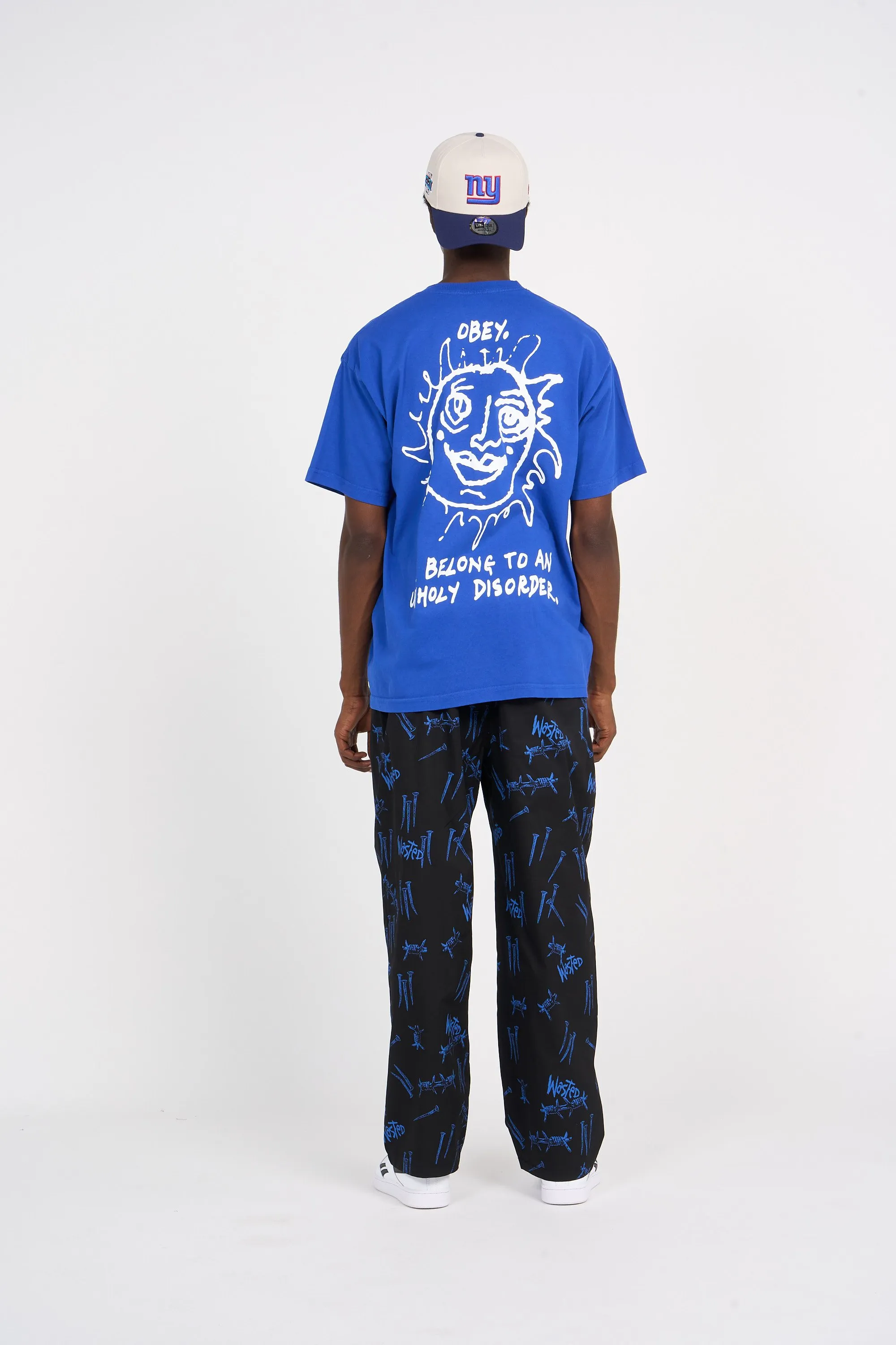 T-shirt Bleu Obey - Homme | Citadium