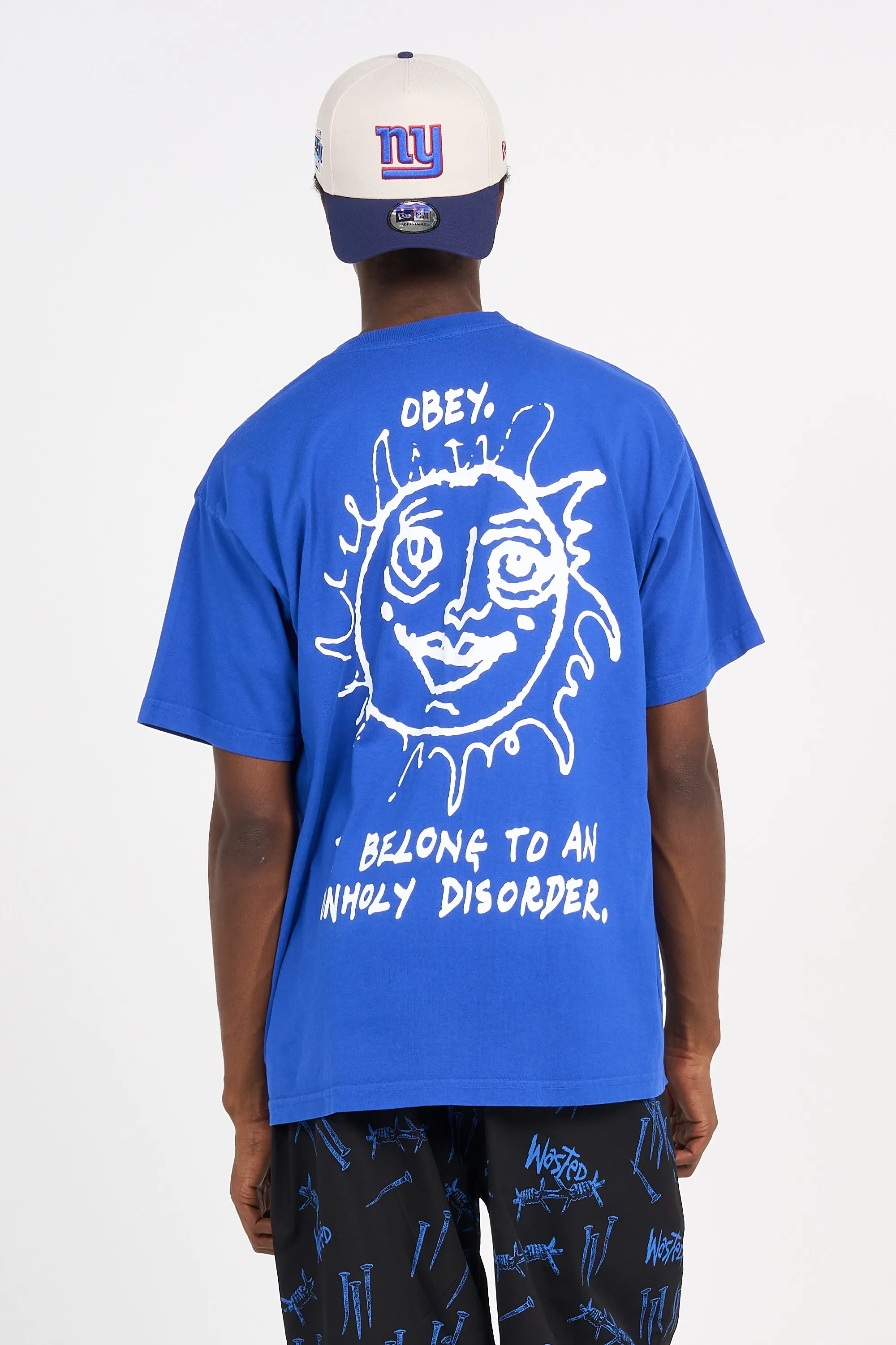 T-shirt Bleu Obey - Homme | Citadium