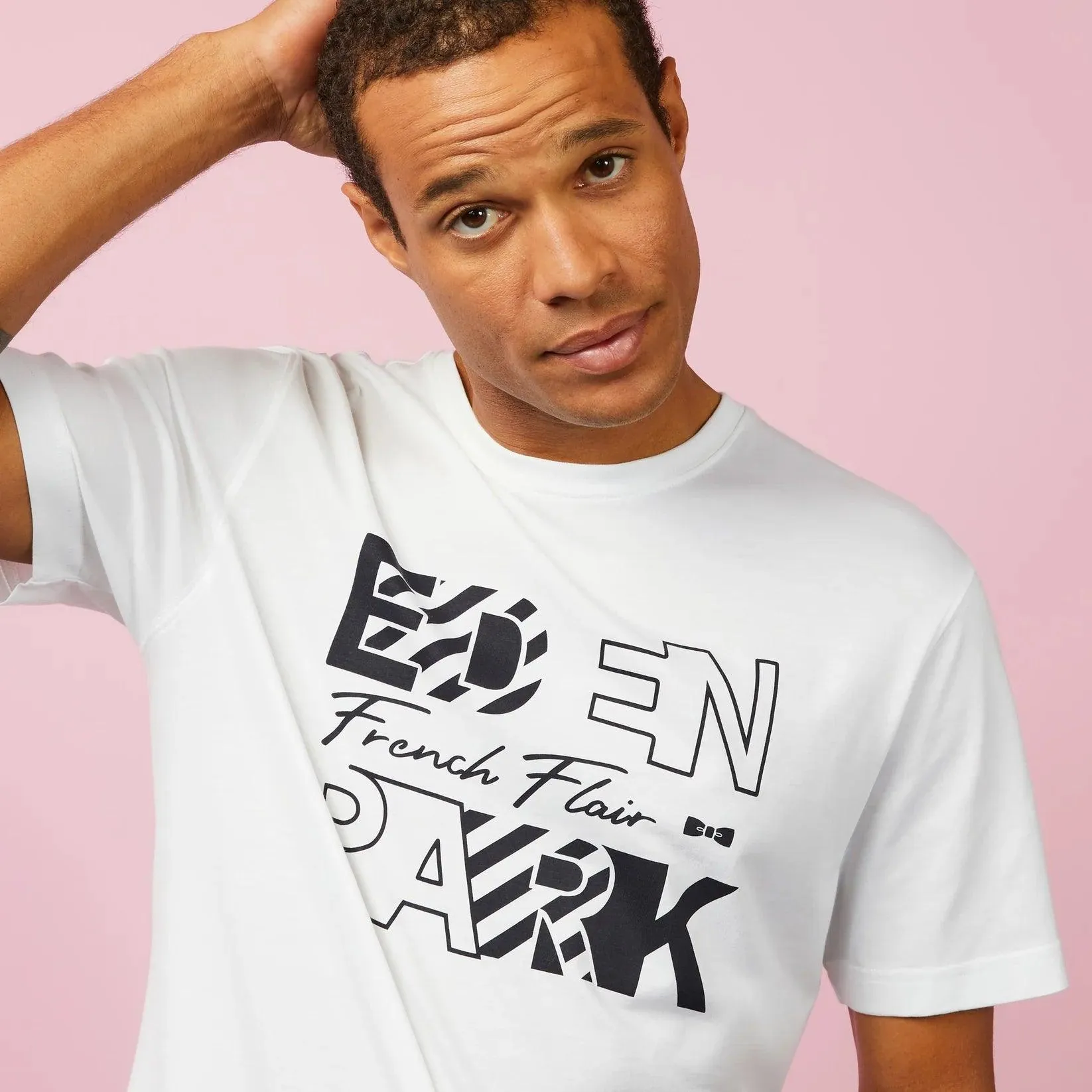 T-Shirt Eden Park blanc en coton