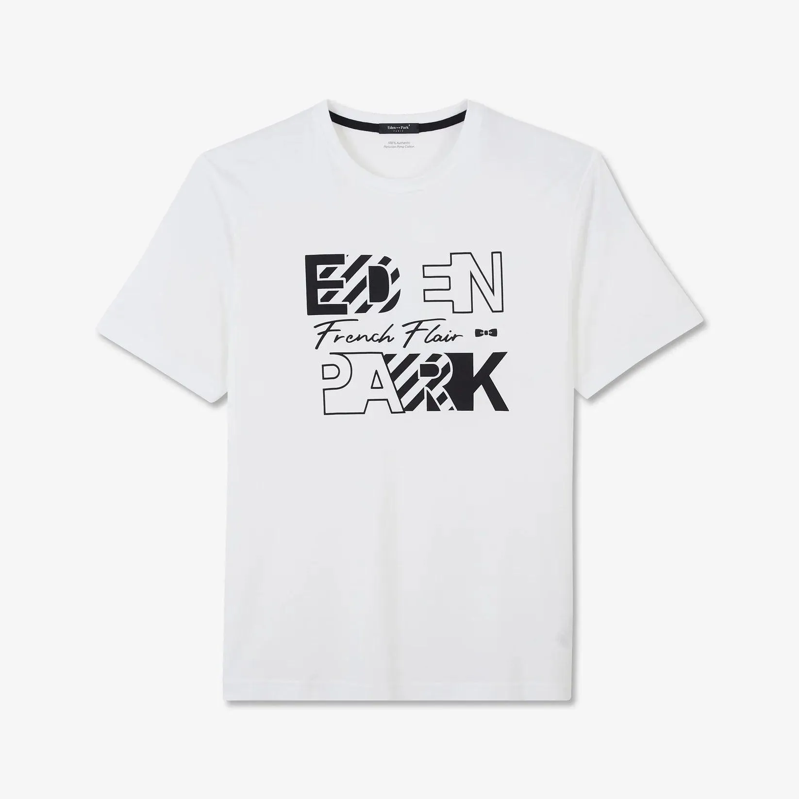 T-Shirt Eden Park blanc en coton