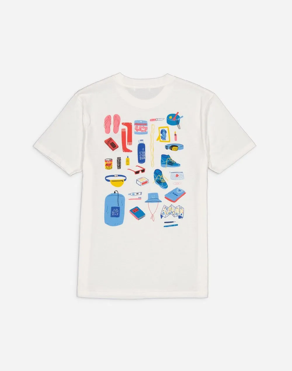 T-shirt en coton bio | écru " pack" Ecru homme - Olow