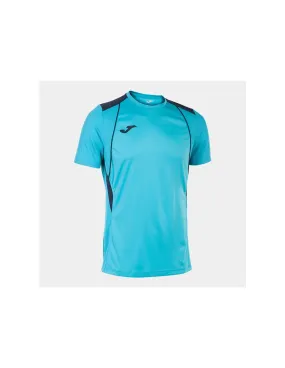 T-shirt Joma HommeEnfant Championnat manches courtes VII / Turquoise Fluorine Navy