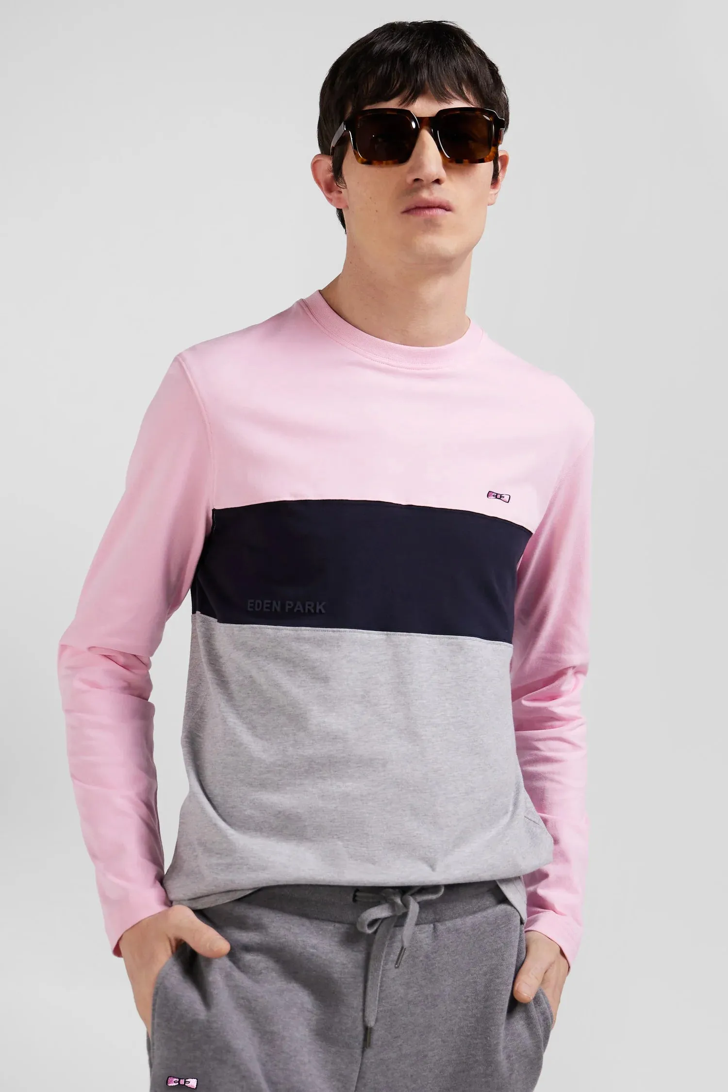 T-Shirt manches longues Eden Park rose