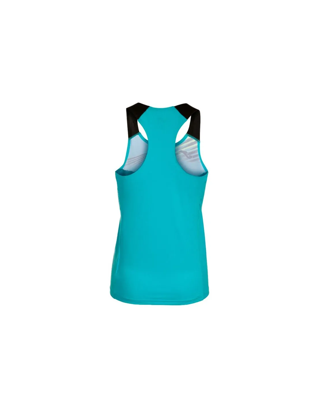 T-shirt Running Joma by Elite X Fluorine Turquoise Elite X Black Braces Fille