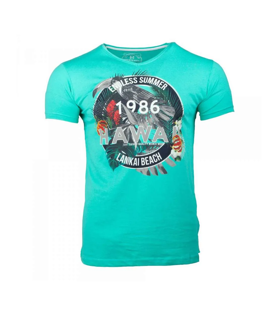 T-shirt Turquoise Homme La Maison Blaggio Mandor