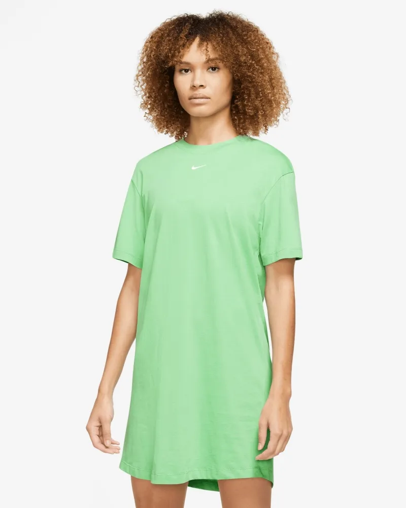 T-shirt/Robe Nike Sportswear Essential Vert Clair pour femme