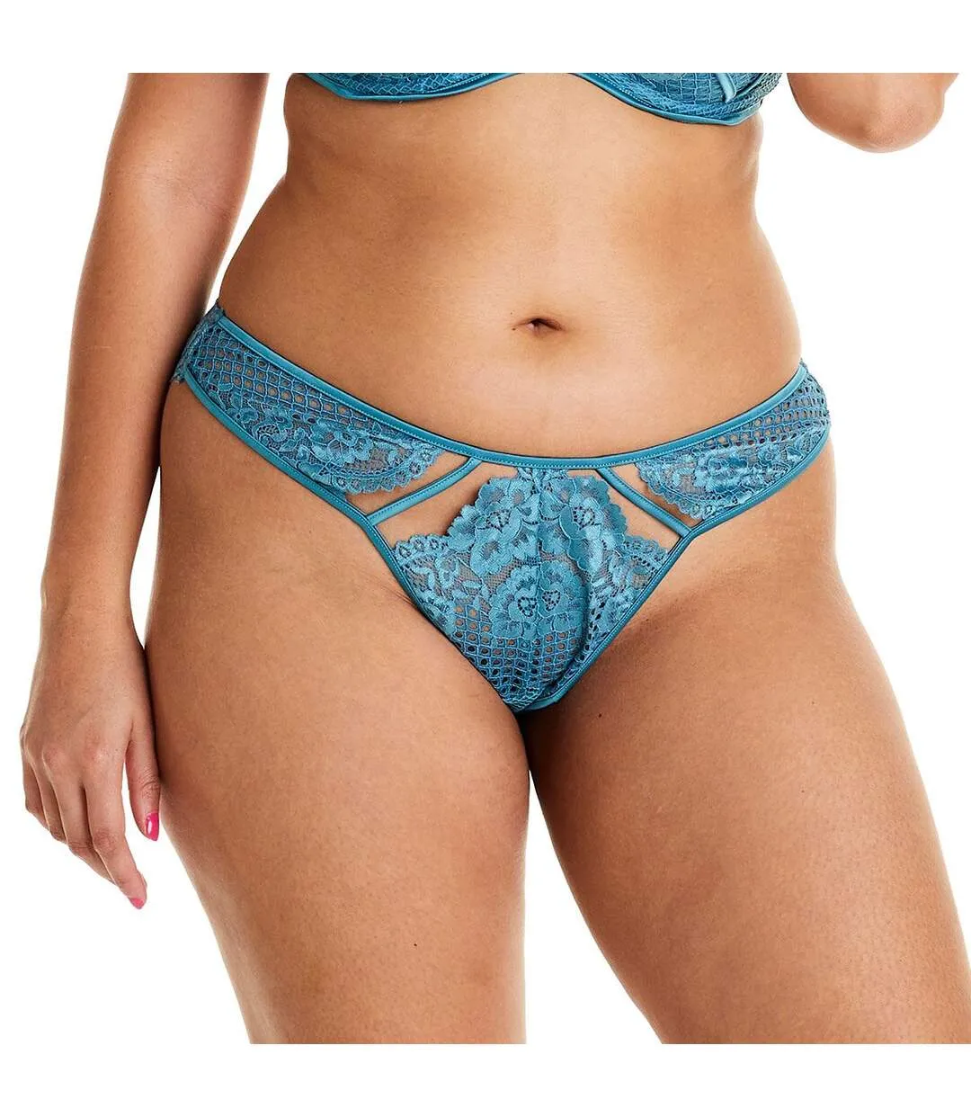 Tanga brésilien bleu Voltige