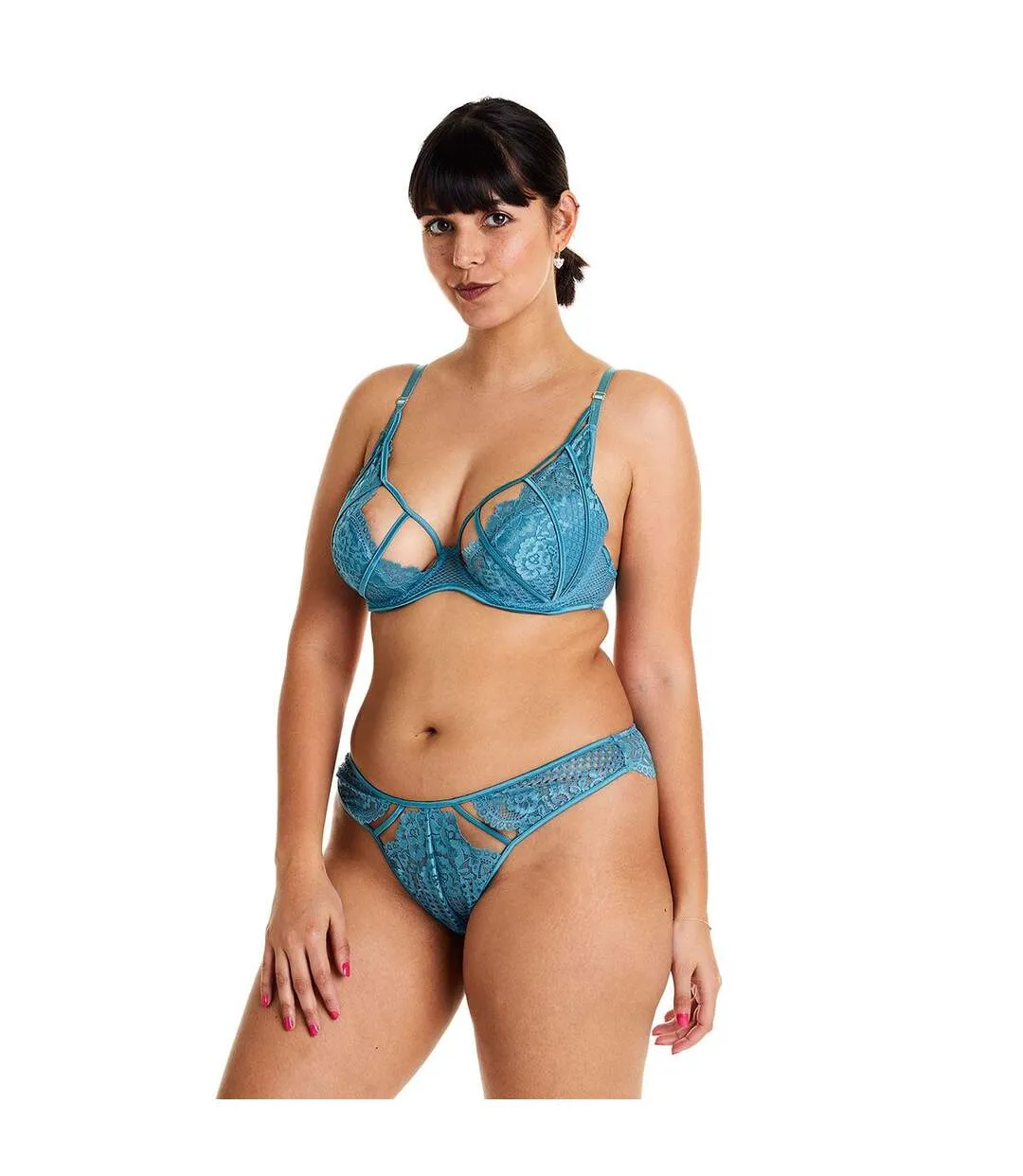 Tanga brésilien bleu Voltige