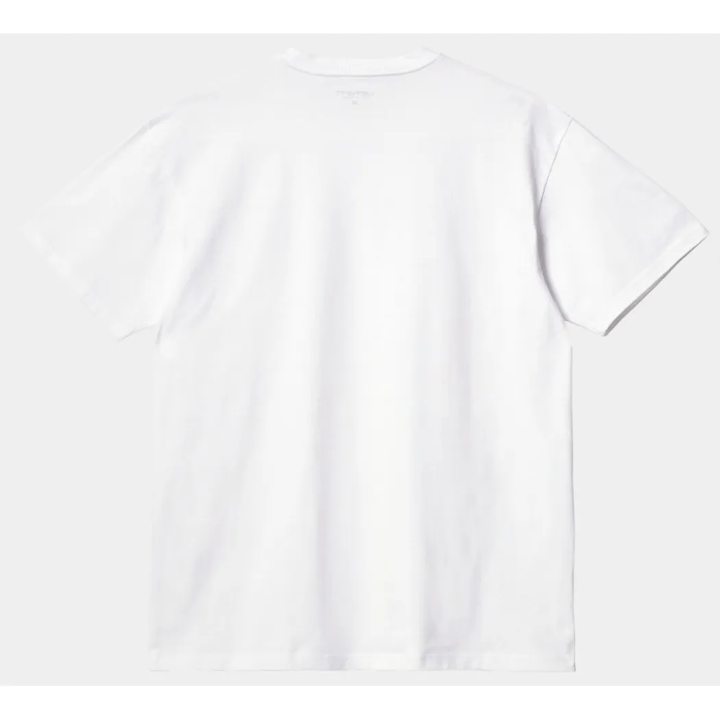 Tee Shirt Chase  Carhartt Blanc